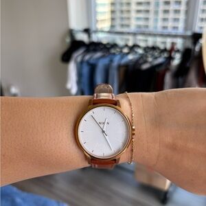 Nixon Kensington Leather Watch